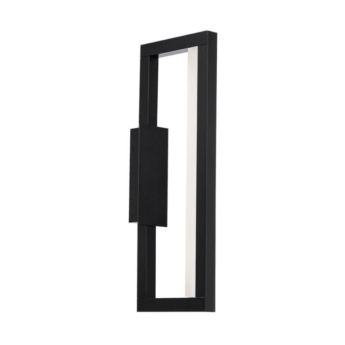 WAC WS-89120-27-BK View Bathroom Vanity & Sconce - Black Finish Sconce