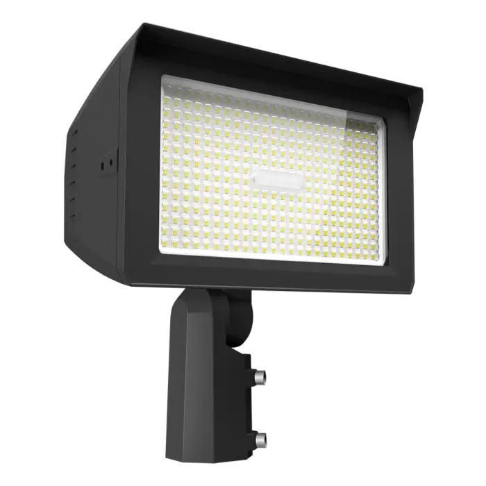 RAB X22-150/480 LED Flood Light - 9,731-22,940 Lumens - 150/125/100/75 Watts -3000K/4000K/5000K - Bronze - 480V