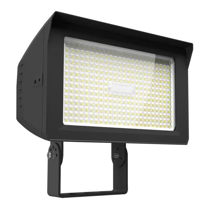 RAB X22-150/480 LED Flood Light - 9,731-22,940 Lumens - 150/125/100/75 Watts -3000K/4000K/5000K - Bronze - 480V