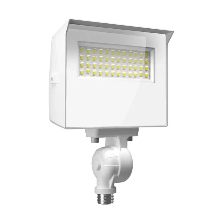 RAB X22-20W LED Flood Light - 1,310-3,120 Lumens - 20/17/13/10 Watts -3000K/4000K/5000K - White - 120V