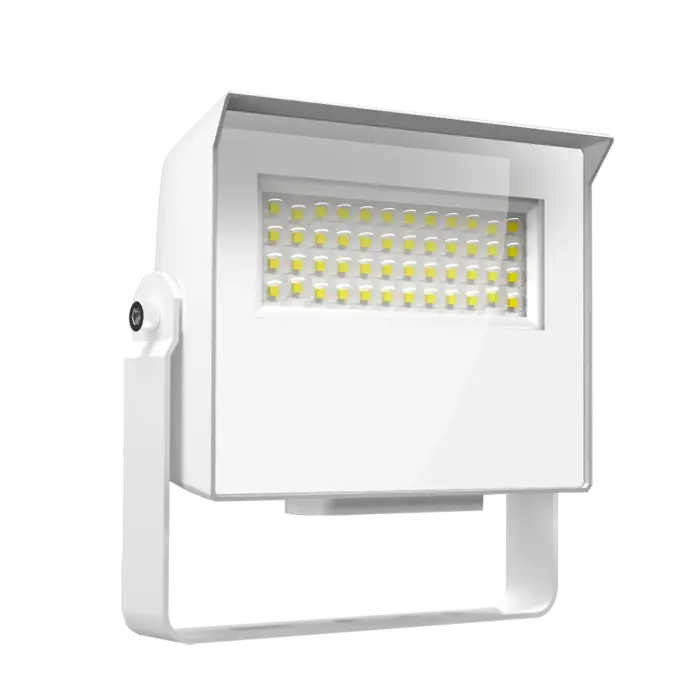 RAB X22-20W LED Flood Light - 1,310-3,120 Lumens - 20/17/13/10 Watts -3000K/4000K/5000K - White - 120V