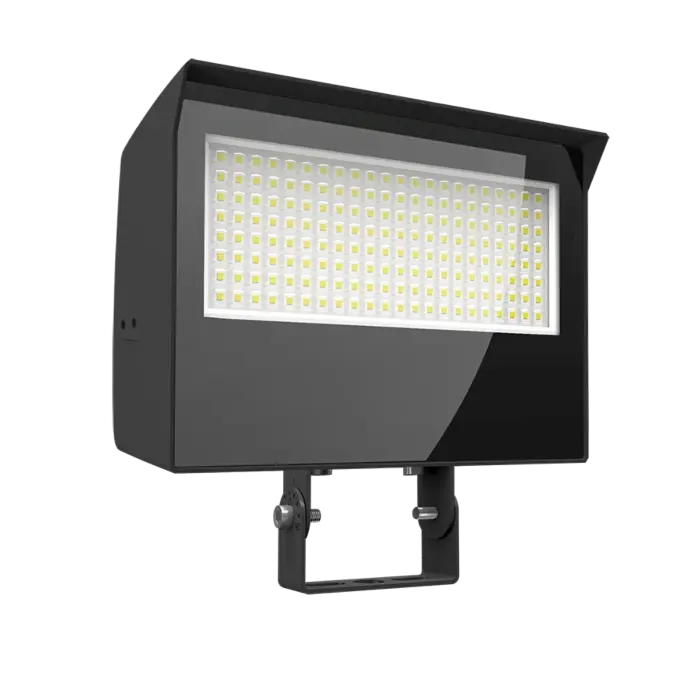 RAB X22-80W LED Flood Light - 7,193-12,772 Lumens - 80/70/60/50 Watts -3000K/4000K/5000K - White - 120V