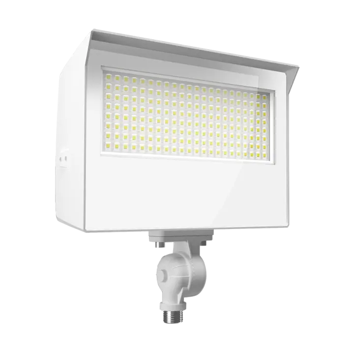 RAB X22-80W LED Flood Light - 7,193-12,772 Lumens - 80/70/60/50 Watts -3000K/4000K/5000K - White - 120V