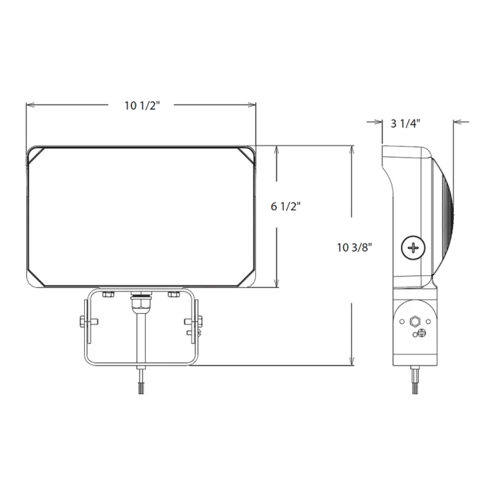 RAB Lighting X34LTW - 90/80/70W - 3000K/4000K/5000K - White - 120V