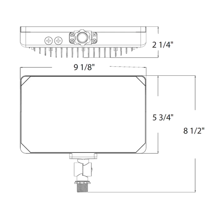RAB Lighting X34M - 65/55/45W - 3000K/4000K/5000K - Bronze - 120V