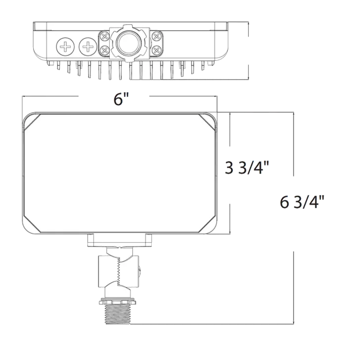 RAB Lighting X34SW - 35/25/20W - 3000K/4000K/5000K - White - 120V