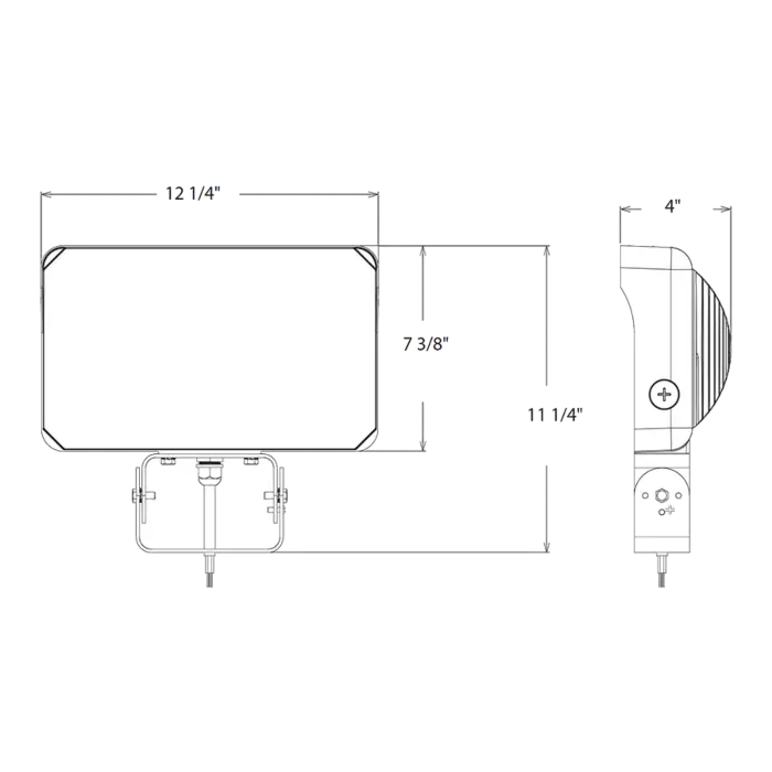 RAB Lighting X34XLTW - 130/110/95W - 3000K/4000K/5000K - White - 120V
