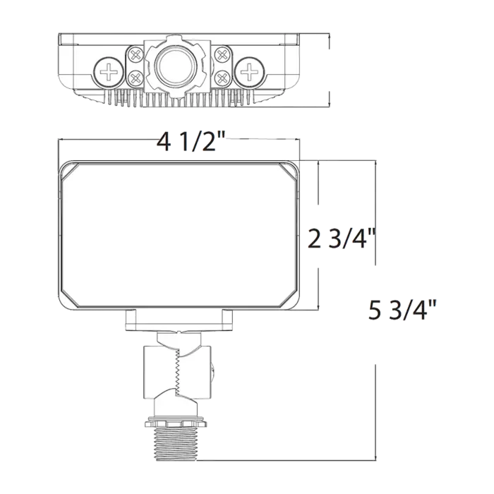 RAB Lighting X34XSW - 16/13/10W - 3000K/4000K/5000K - White - 120V