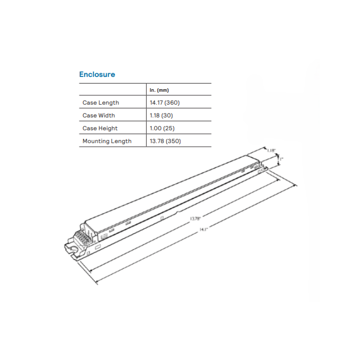 XG040C110V054BST1 Advance Xitanium 40w Constant Current LED Driver