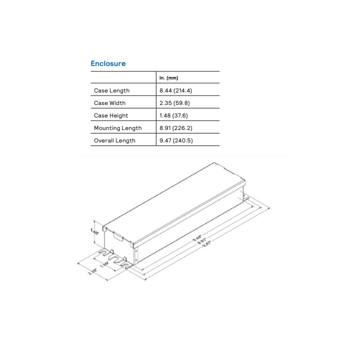 XI126C129V050CNF2 Advance Xitanium 126w Constant Current LED Driver