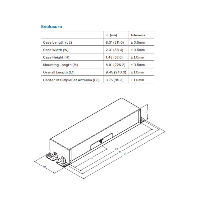 XJ180C125V200BSF2 Advance Xitanium 180w Constant Current LED Driver