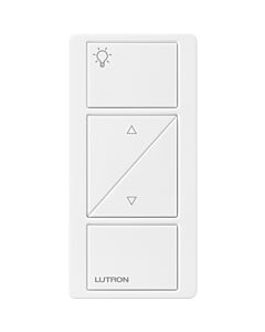 Lutron Pico PJ2‑2BRL‑GWH‑L01 2 Button Raise/Lower w/ Light Icons Wirelss Controller - White