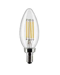 Satco S21264 LED B11 Bulb - 4B11/LED/927/CL/120V/E12