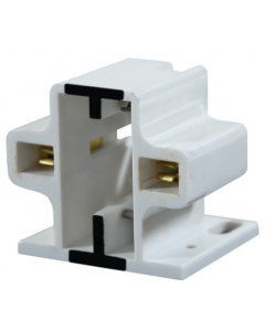 2-pin 13W CFL Socket with 2-hole Horizontal Mounting 