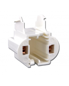 CF13 - 2-Pin Horizontal Snap-In CFL Socket - Unshunted - *DISCONTINUED*