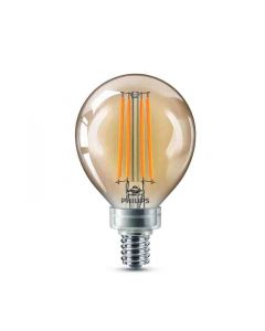 Philips 537597 Dimmable G16.5 LED Bulb - 4.5G16.5/VIN/820/E12/CL/GL/DIM 