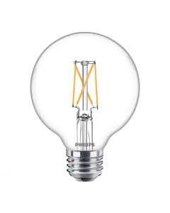Philips 549188 Dimmable G25 LED Bulb - 3.8G25/PER/950/CL/G/E26/DIM 1FBT20 - TWO UNITS Remaining!!!