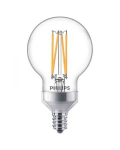 Philips 549261 Dimmable G16.5 LED Bulb - 2.7G16.5/PER/927-922/CL/G/E12/WGX 1FBT20 120V