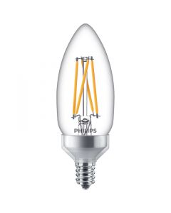 Philips 549329 Dimmable B11 LED Bulb - 2B11/PER/927-922/CL/G/E12/WGX1FB T20 120V - *DISCONTINUED*