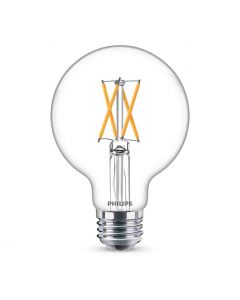 Philips 549519 Dimmable G25 LED Bulb - 5.5G25/PER/927-922/CL/G/E26/WGX1FB T20 120V