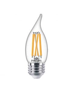 Philips 557462 Dimmable BA11 LED Bulb - 6.6BA11/PER/927-922/CL/G/E26/WGX T20 120V