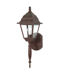 Nuvo 60-541 Briton - 1 Light 18" Wall Lantern with Clear Seeded Glass - Old Bronze Finish