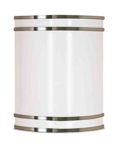 Nuvo 62-1645 Glamour LED 9 inch; Wall Sconce; Brushed Nickel Finish; CCT Selectable 3K/4K/5K