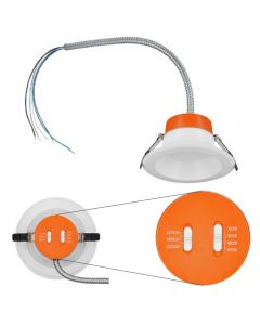 Sylvania 62809- 5A Dual Selectable LED Downlight, RT8, 12/16/22W