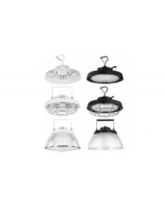 Sylvania 63034 - LED Highbay UFO, 100W, 120-347V, Dimmable, 4000K, WhiteFinish