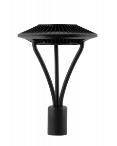 RAB Area Light 52W Cool LED 5T Clear Lens Black