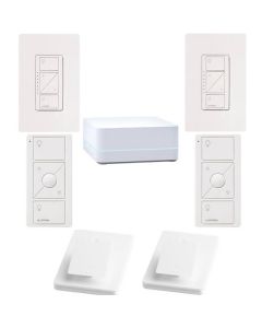 Lutron Caseta P-BDG-PKG2W Dimmer Kit for wall & ceiling lights