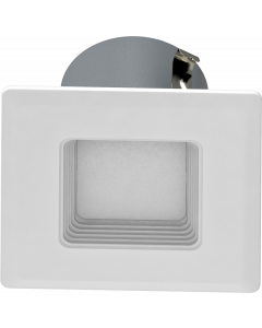 RAB DL RES 4" Square 7W 600LM E26 92CRI 2700K 120V Baffle