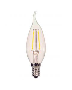 Satco S21294 LED CA11 Bulb - 3CA10/LED/927/CL/120V/E12