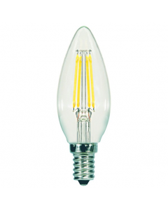 Satco S21273 LED C11 Bulb - 5.5B11/LED/927/CL/120V/E12