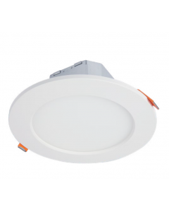 Halo CJB6099FS1EMWR-6PK 6" Recessed Canless Downlight, 2-in-1 Install