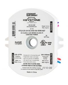KTLD-25-UV-SC1050-56-VDIM-AQ7 Keystone SmartCurrent 25w Constant Current LED Driver