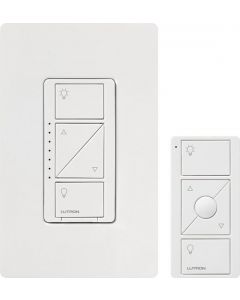 Lutron Caseta P-PKG1W-WH Dimmer Kit for wall and ceiling lights - White