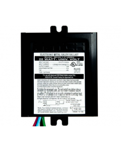 Hatch Mini MC20-1-F-UNNU 20 Watt Electronic Metal Halide Ballast - FINAL SALE!