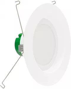 Westgate MFG RDL6-MCT5-WP 6in. White Multi-CCT Recessed Light with Baffle Trim, 15W, 2700K/3000K/3500K/4000K/5000K