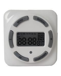 Westgate TR-DTMR 7-Day 3-Prong Digital Plug-In Timer