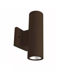 Westgate MFG WMC3-UDL-MCT-BR-DT - 3in 3CCT-Selectable LED Outdoor Cylinder Up/Downlight, 18W, Bronze