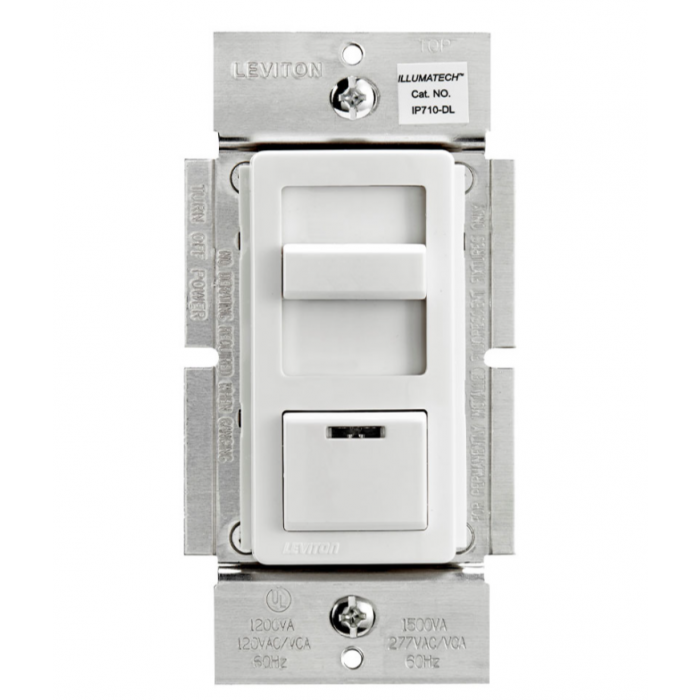 Leviton IP710DLZ IllumaTech Slide Dimmer for LED 010V