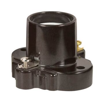 Top Screw Socket - Bakelite