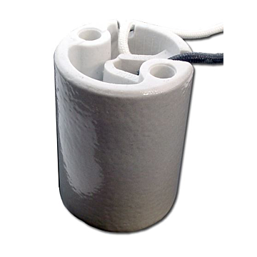 5KV Mogul Base Socket with 17" Leads & Bushings