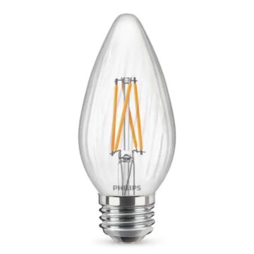 Philips 572669 Dimmable F15 LED Bulb - 5.5F15/PER/927-922/CL/G/E26/WGX 1PF T20 - *DISCONTINUED*