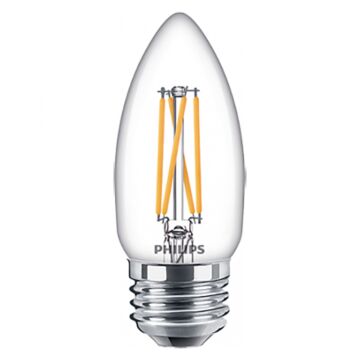 Philips 549584 Dimmable B11 LED Bulb - 3.3B11/PER/927-922/CL/G/E26/WGX1FB T20 - *DISCONTINUED*