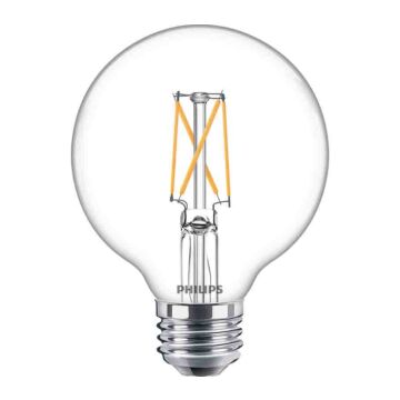 Philips 549188 Dimmable G25 LED Bulb - 3.8G25/PER/950/CL/G/E26/DIM 1FBT20 - TWO UNITS Remaining!!!