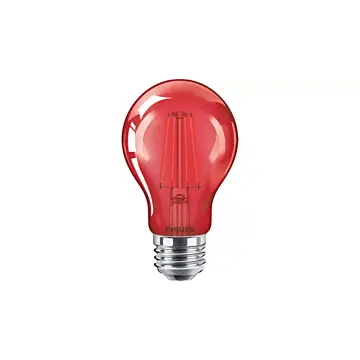 Philips 568832 4A19/PER/RED/G/E26/ND 4/1PF A19 bulb