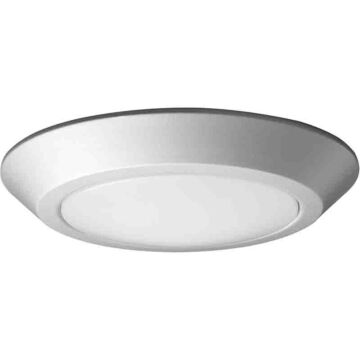 Nuvo 62-1262 7" LED Flush Mount Fixture; Disc Light; Brushed Nickel Finish; 3000K *DISCONTINUED - See recommended replacement*