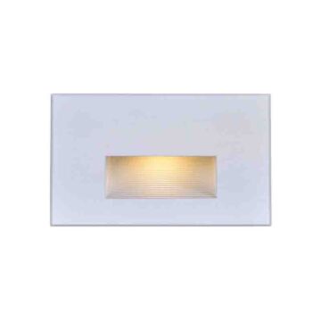 Nuvo 65-407 LED Horizontal Step Light; 5 Watt; White Finish; 120 Volts